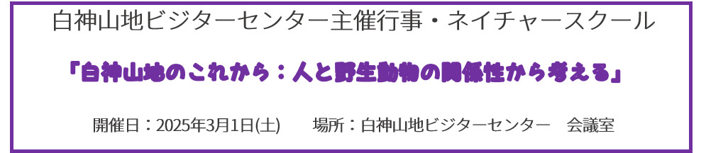 期間限定お知らせ情報